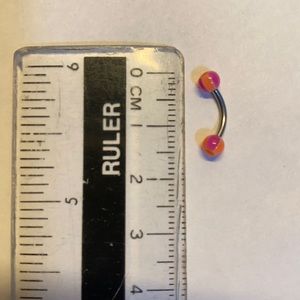 💎Stainless Steel 3mm Curved Eyebrow Ring